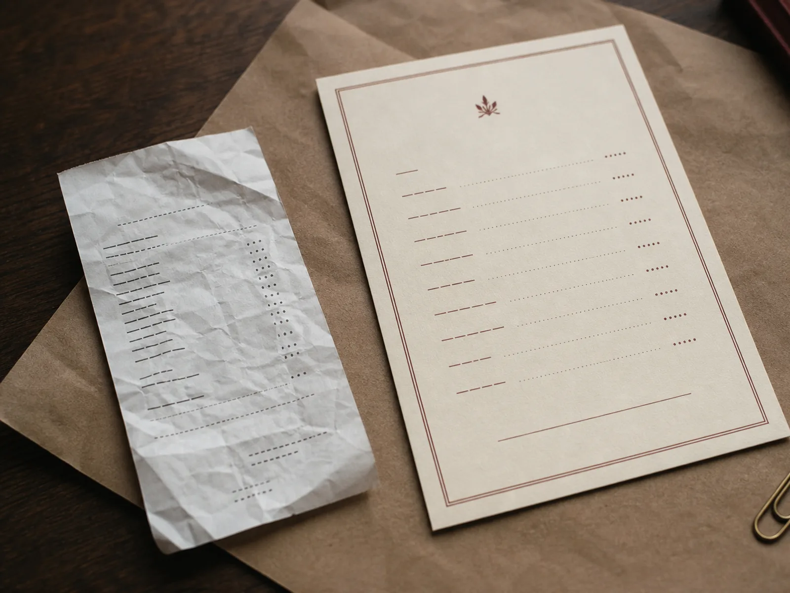 Paste your menu, get structure